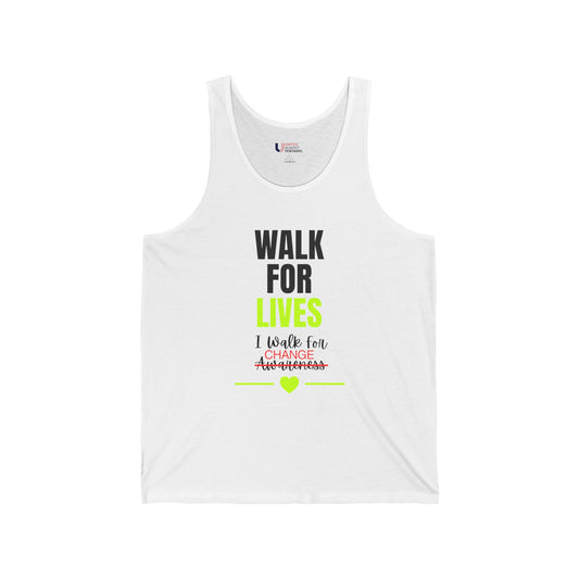 Walk For Lives Memorial & Awareness CHANGE Tanks