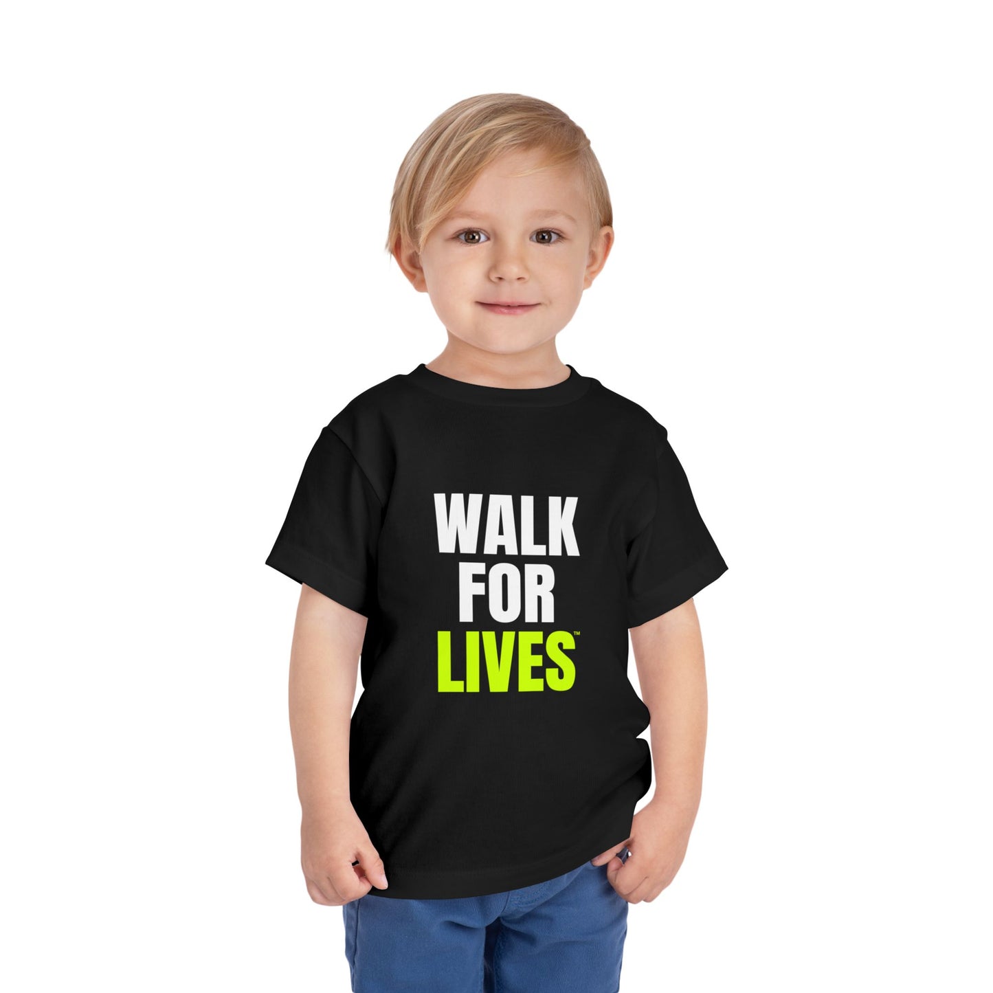 Walk For Lives™ Toddler Tee- Small Steps Big Impact- Awareness & In Memory