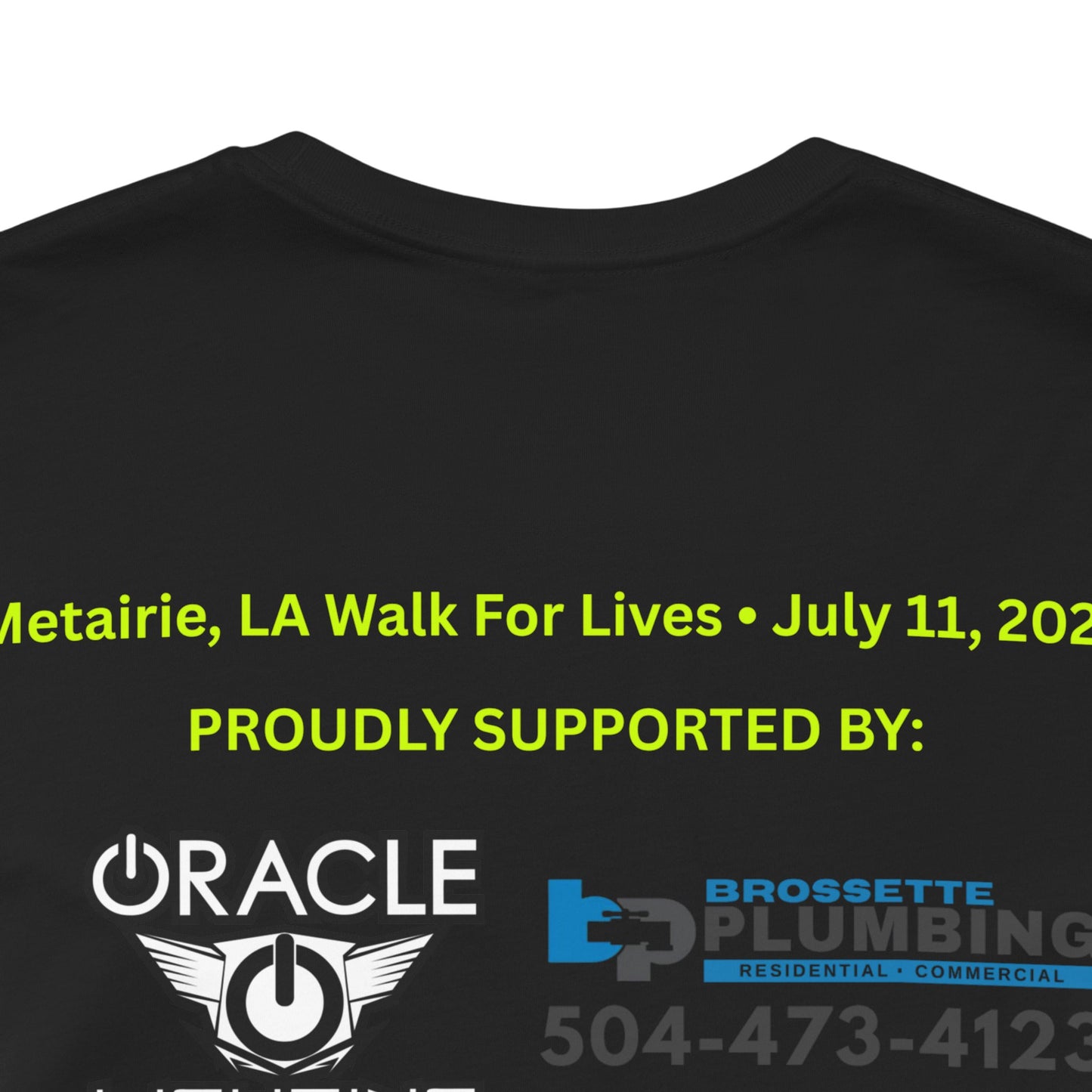 Walk For Lives Metairie, LA Sponsor- Memorial & Awareness CHANGE Tee