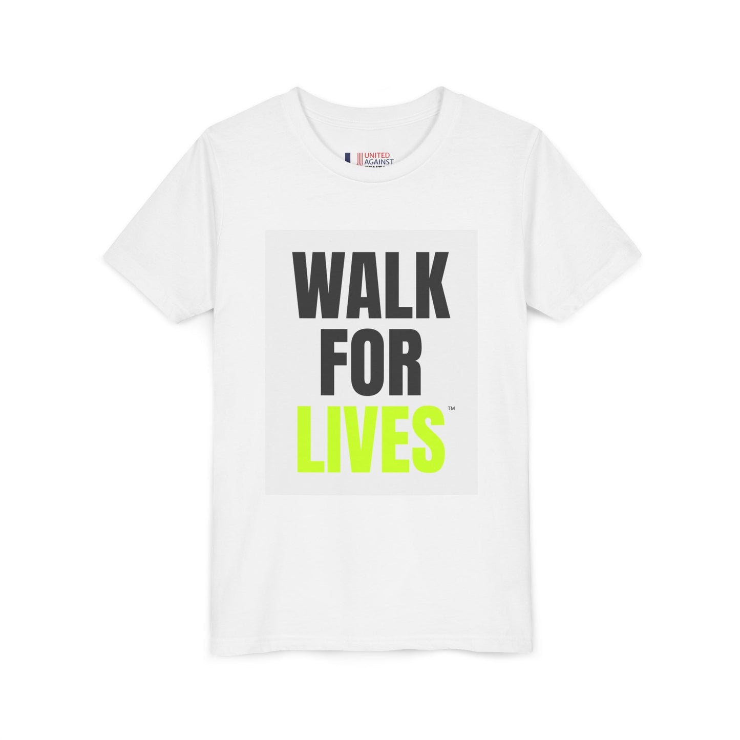 Walk For Lives™ Youth Tee — Small Steps. Big Impact- Awareness & In Memory