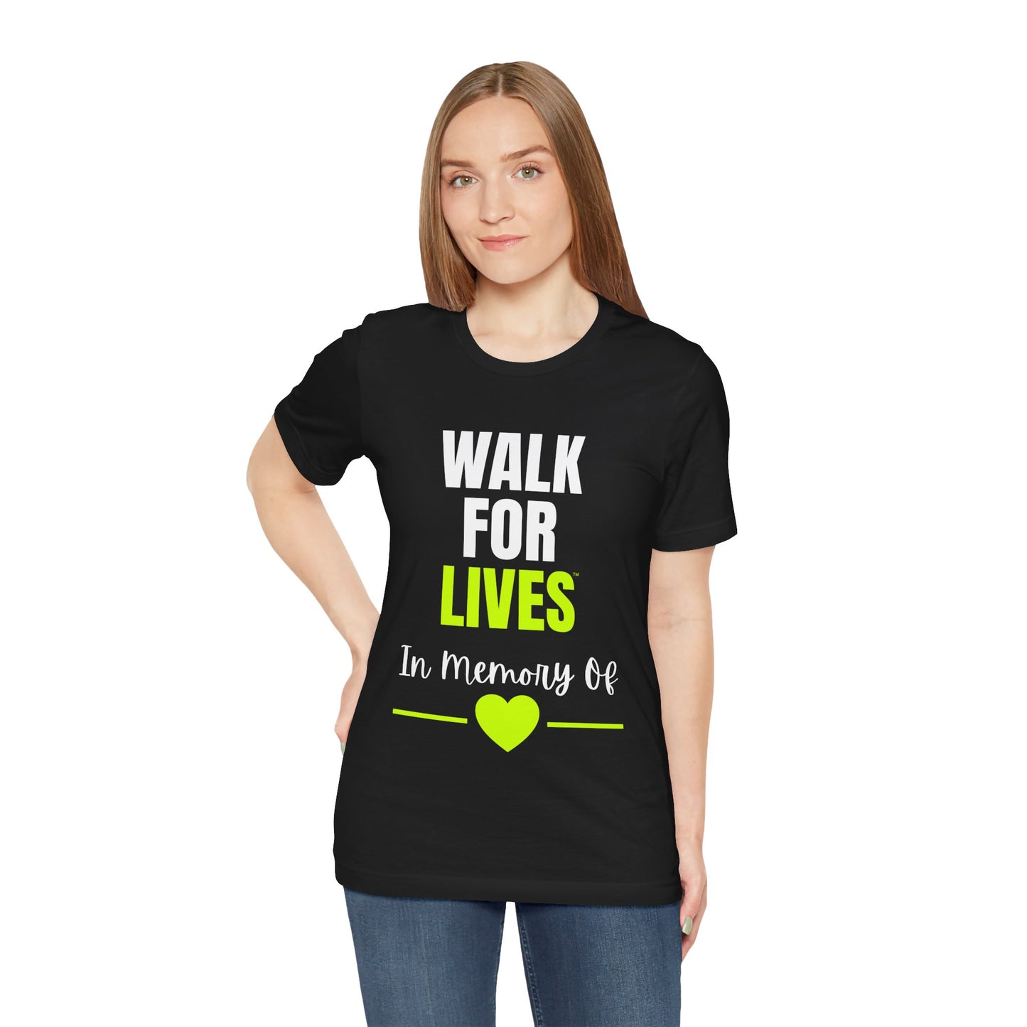 Walk For Lives Metairie, LA Sponsor- Memorial & Awareness CHANGE Tee