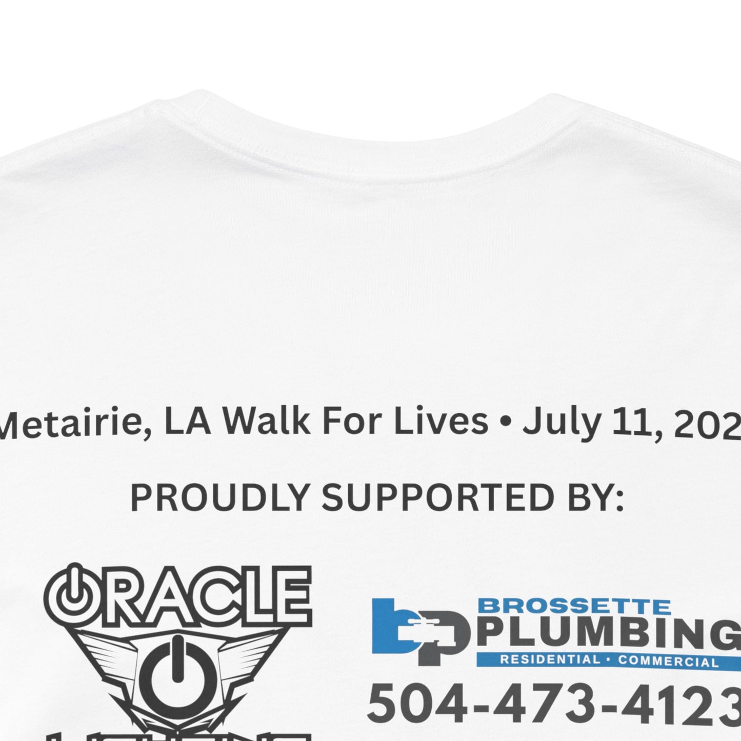 Walk For Lives Metairie, LA Sponsor- Memorial & Awareness CHANGE Tee