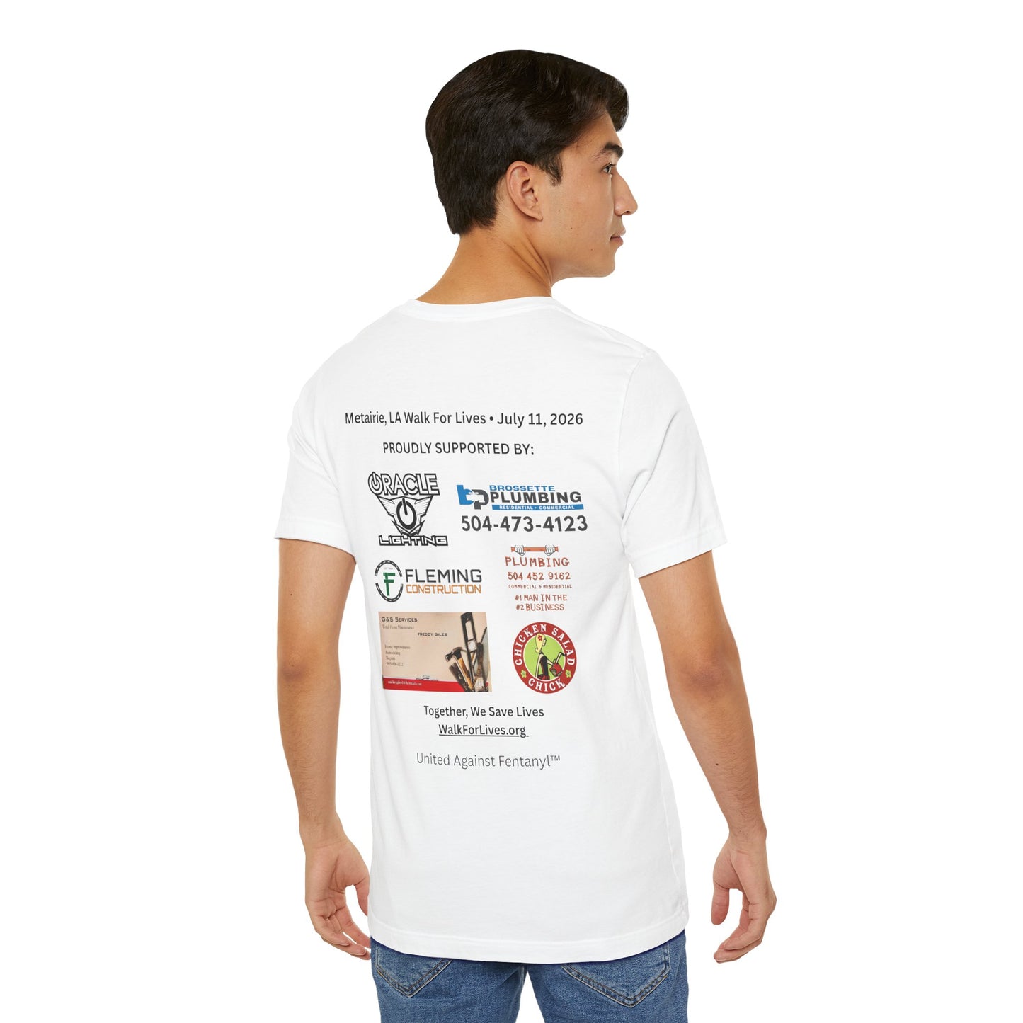 Walk For Lives Metairie, LA Sponsor- Memorial & Awareness CHANGE Tee