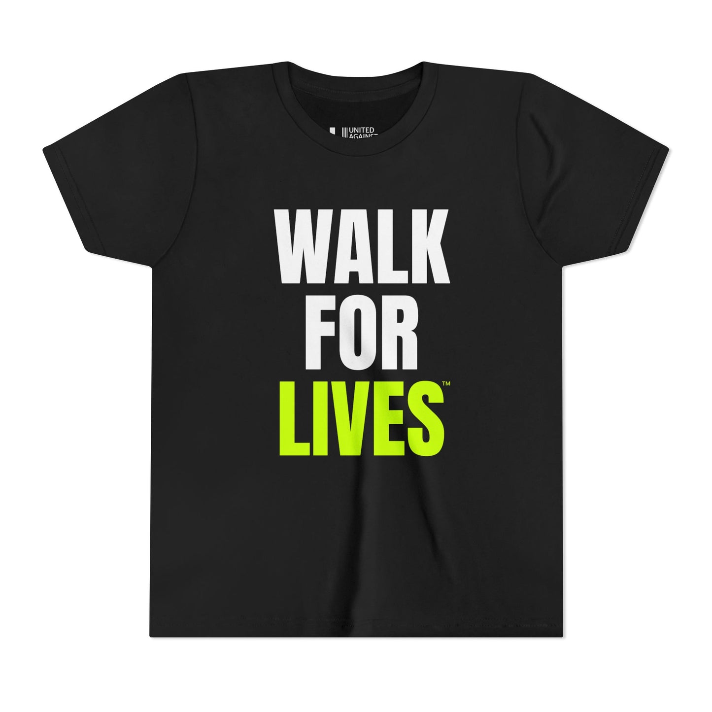 Walk For Lives™ Youth Tee — Small Steps. Big Impact- Awareness & In Memory