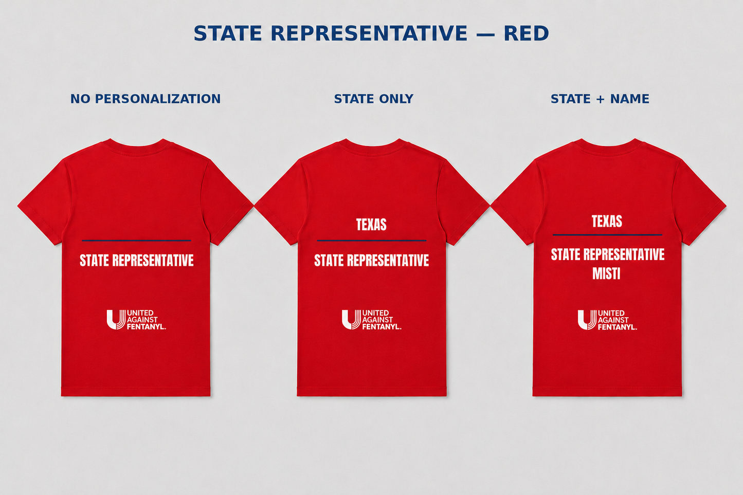 Official 2026 UAF Hill Day State Representative T-Shirt — Red