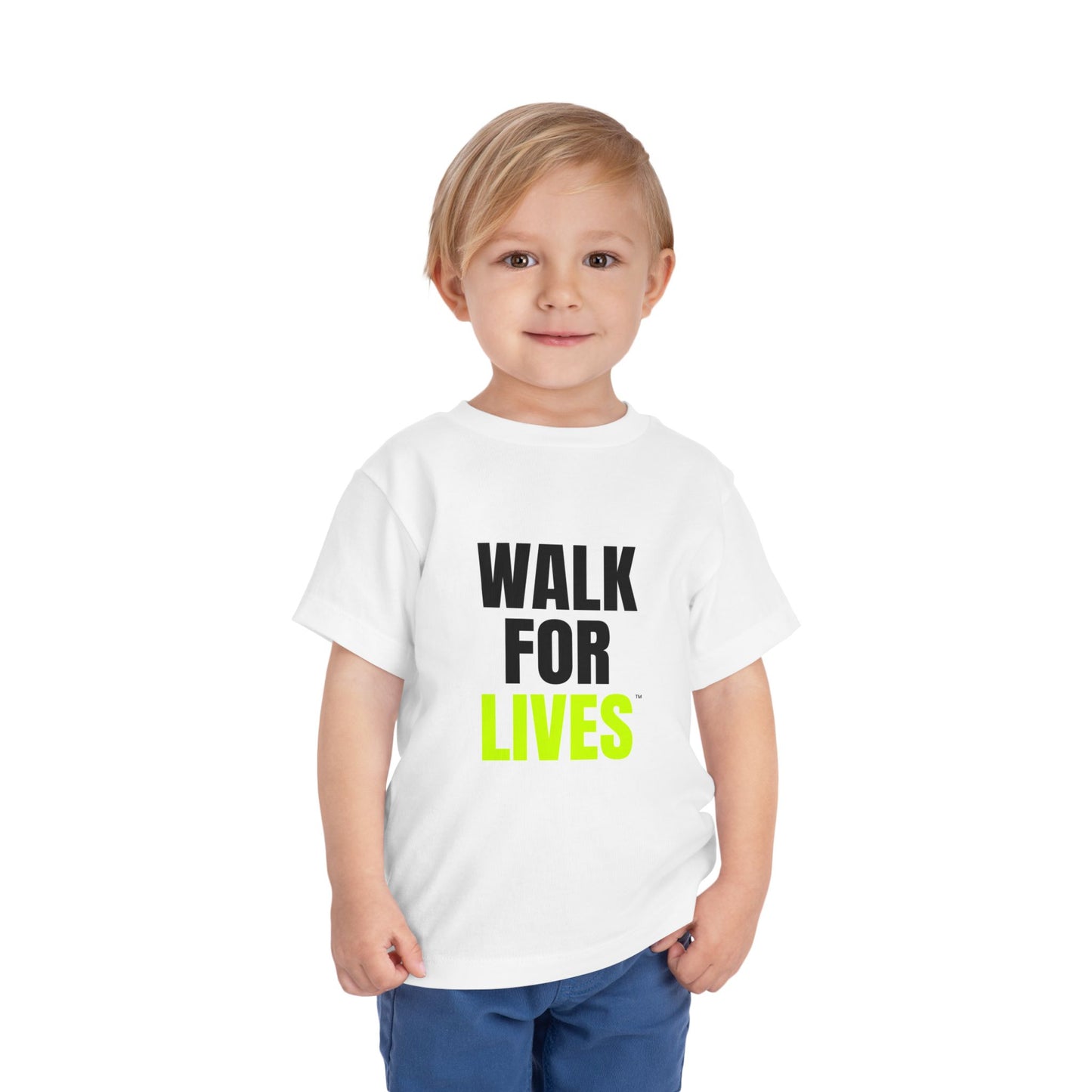 Walk For Lives™ Toddler Tee- Small Steps Big Impact- Awareness & In Memory