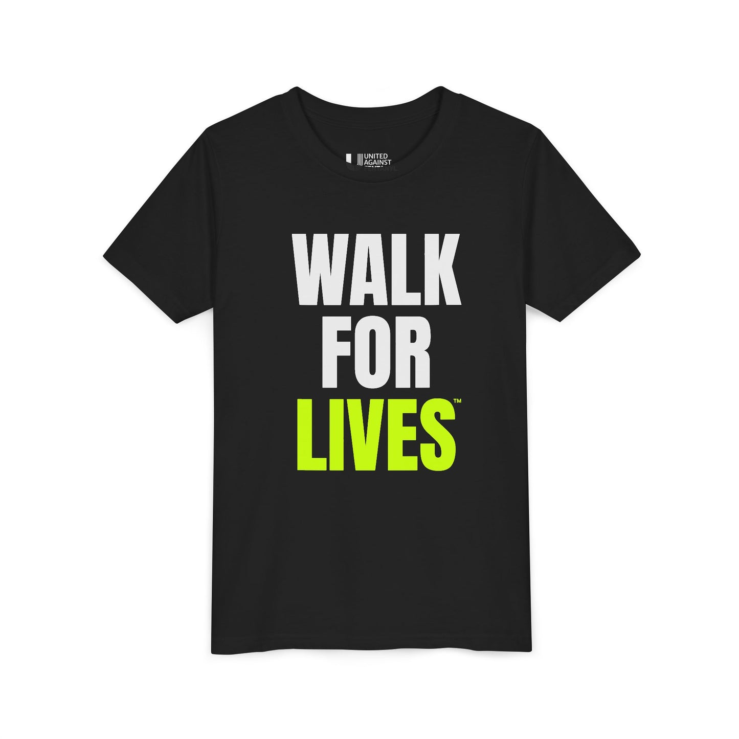 Walk For Lives™ Youth Tee — Small Steps. Big Impact- Awareness & In Memory