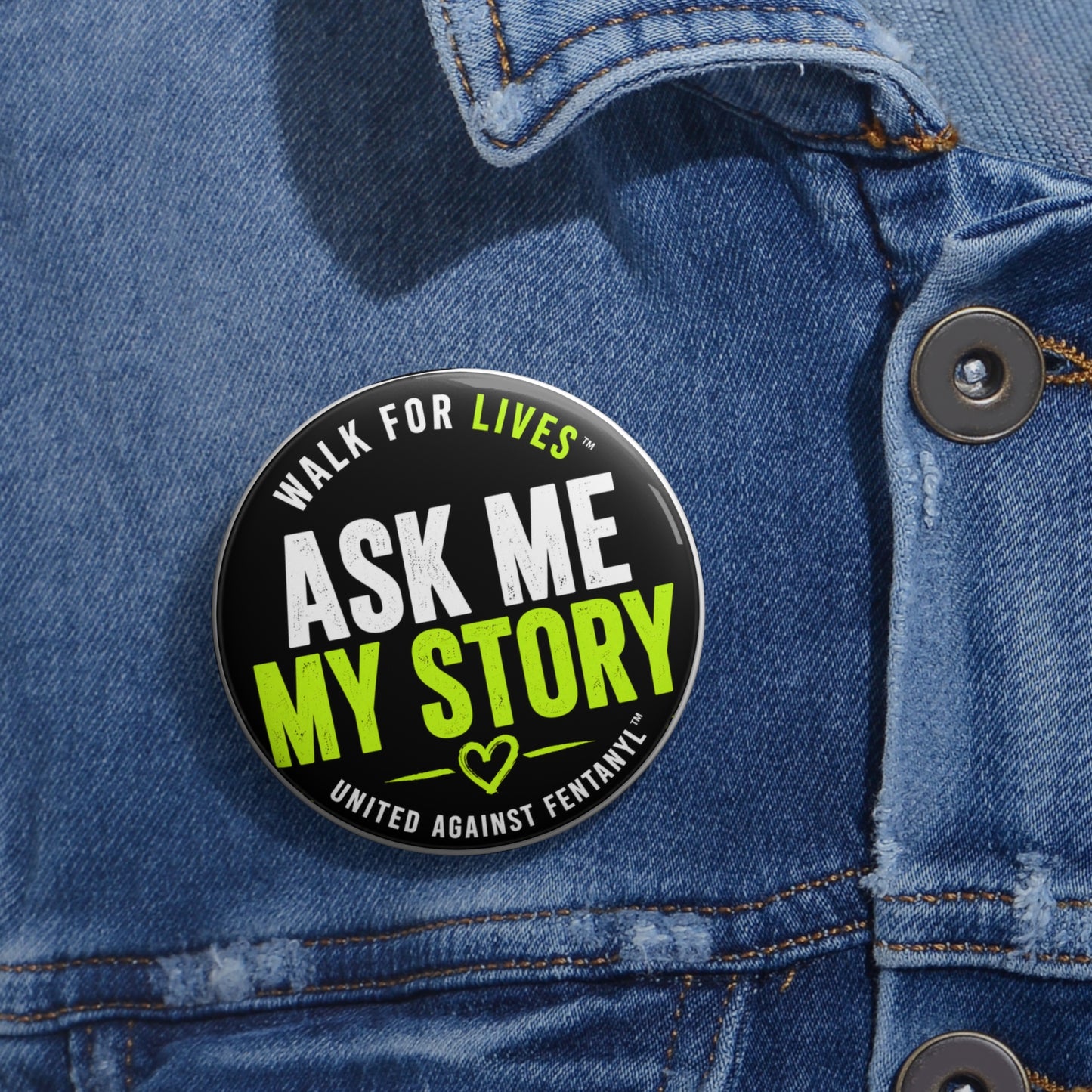 Walk For Lives™ Conversation Starter Pins