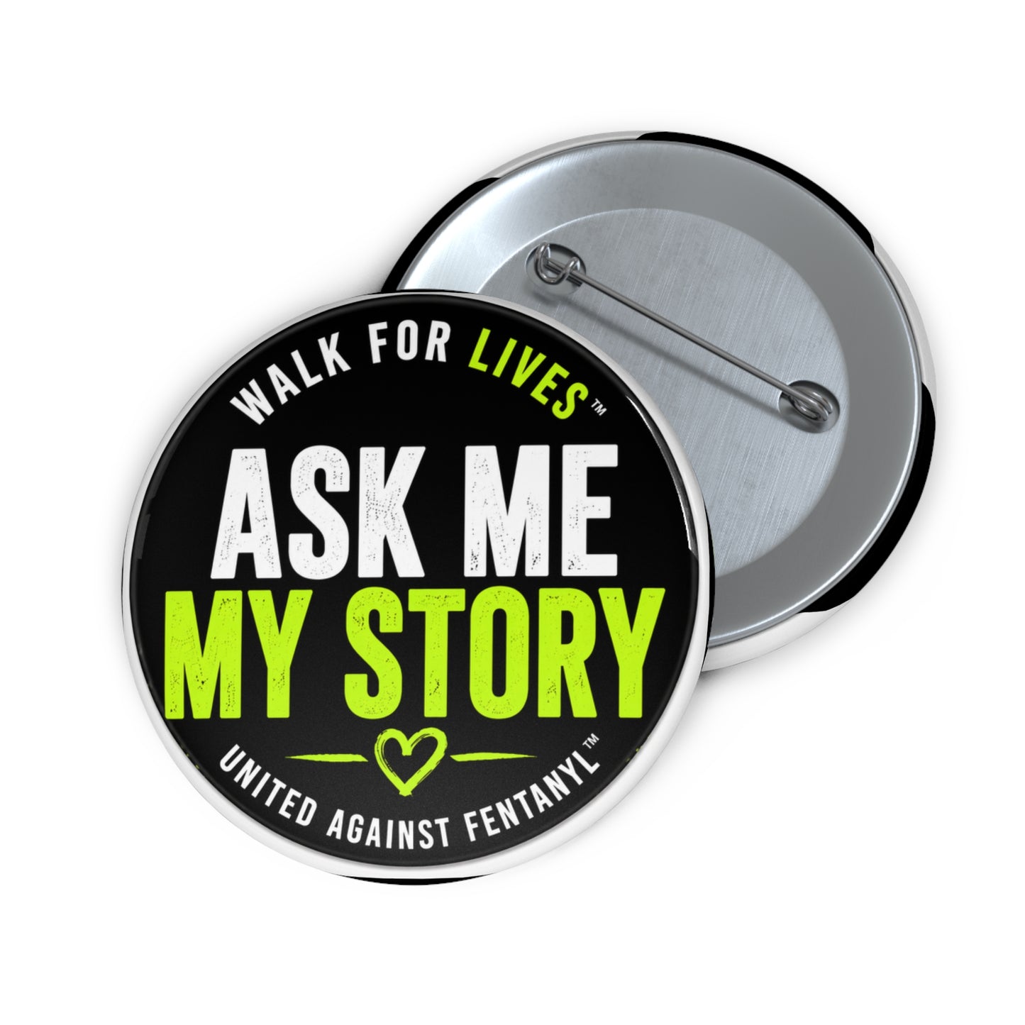 Walk For Lives™ Conversation Starter Pins