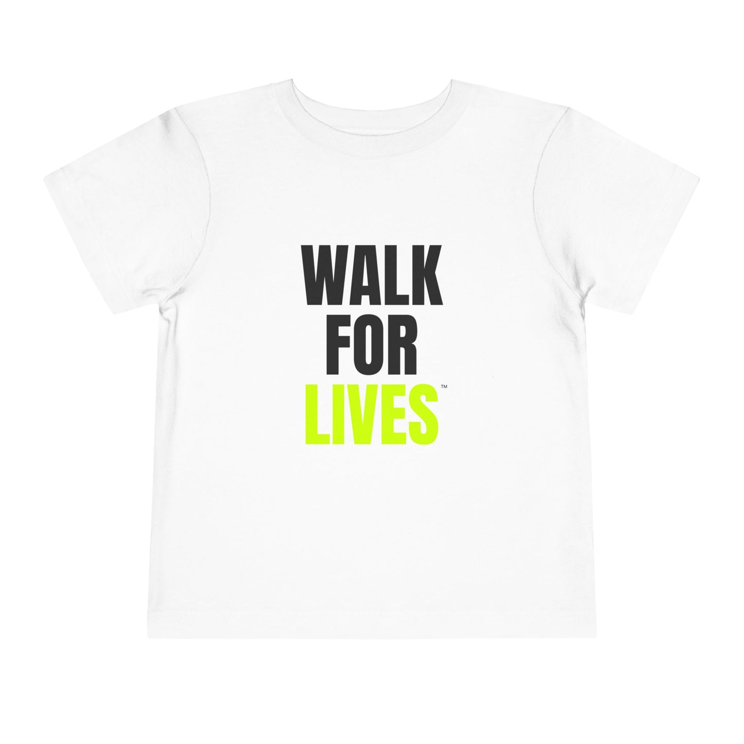 Walk For Lives™ Toddler Tee- Small Steps Big Impact- Awareness & In Memory