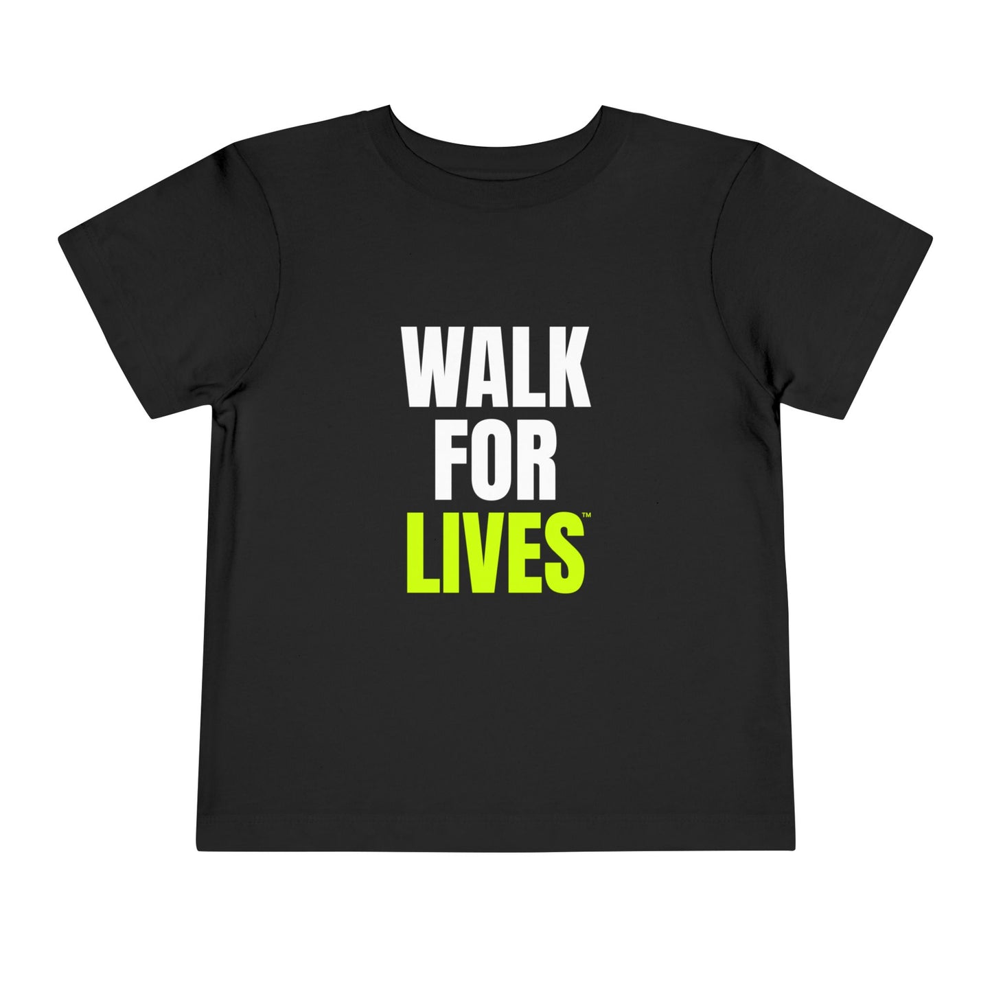 Walk For Lives™ Toddler Tee- Small Steps Big Impact- Awareness & In Memory