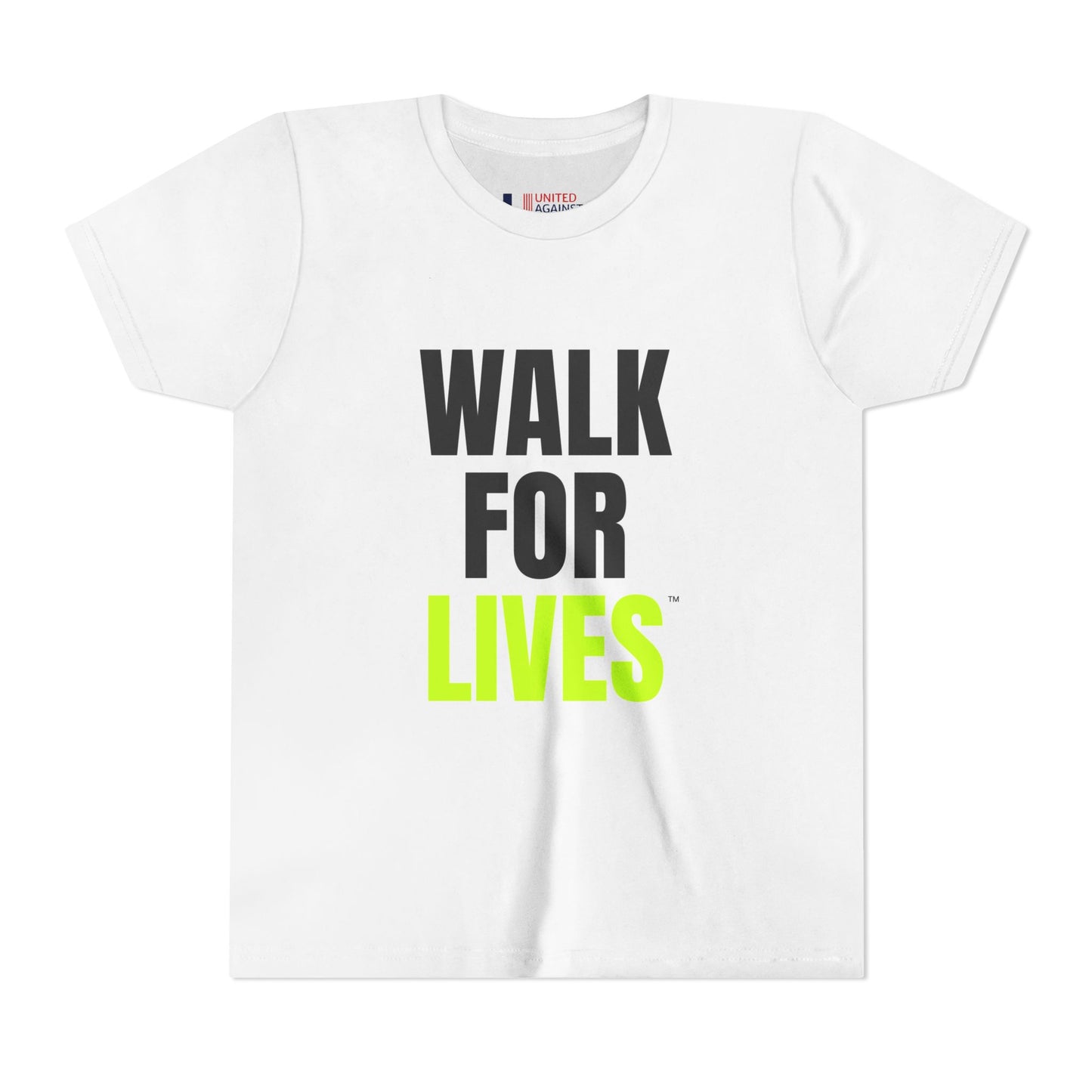 Walk For Lives™ Youth Tee — Small Steps. Big Impact- Awareness & In Memory